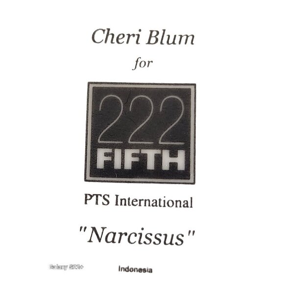 Set Of 4 Cheri Blum For 222 Fifth Narcissus Coffee Mugs Floral Design 12 Oz Beig - Picture 8 of 10